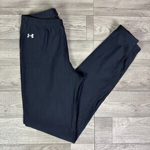Under Armour Activewear Skinny Legging Pants Stretch Mid Rise Black sz M